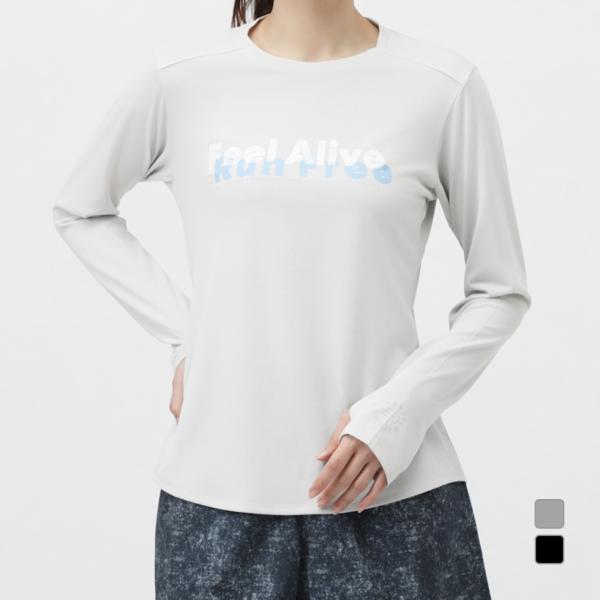 TIGORA（ティゴラ） レディス 陸上/ランニング 長袖Tシャツ フロント