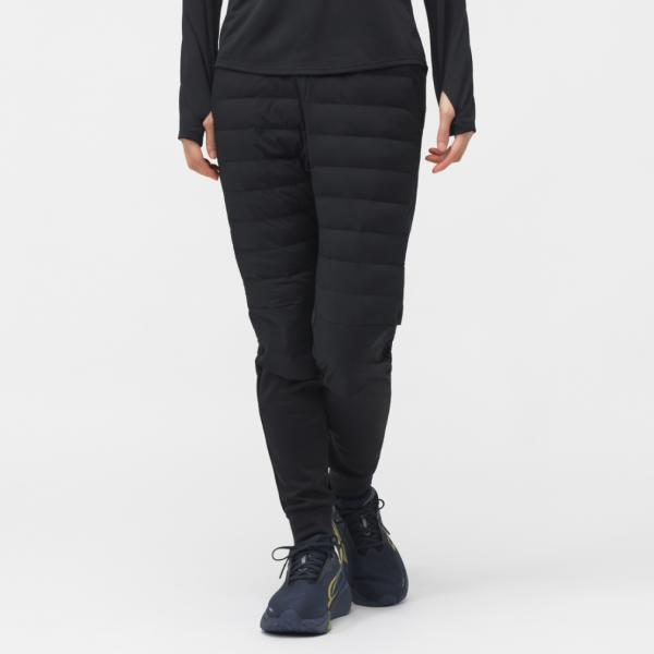 ティゴラ レディス ランニングウェア ウインドパンツ ランニング レディースパンツ インサレーションロングパンツ 保温 中綿 冬 TR-3R2805LP : ブラック TIGORA