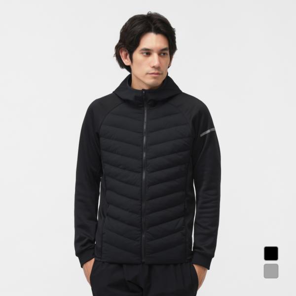 ◇中綿部分は、軽くて暖かい、高機能保温中綿素材『サーモライト』使用。マカロニ状の中空繊維と極細ファイバーが、体から発せられた熱を逃さずキープし空気の層を作り出すことで、過酷な環境下にも対応可能な優れた「軽量性」 と「保温性」を実現。◇袖と背...