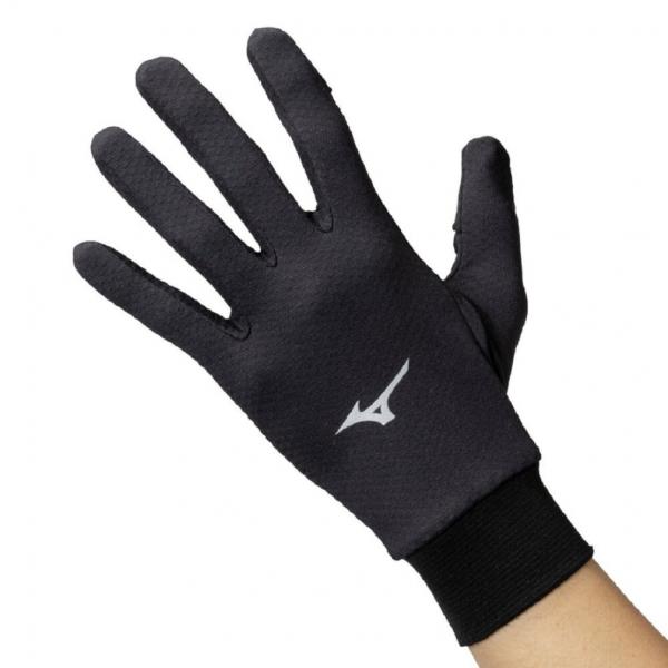 ミズノ 陸上/ランニング グローブ 発熱素材 ブレスサーモランニンググローブ J2JYB50609 : ブラック MIZUNO