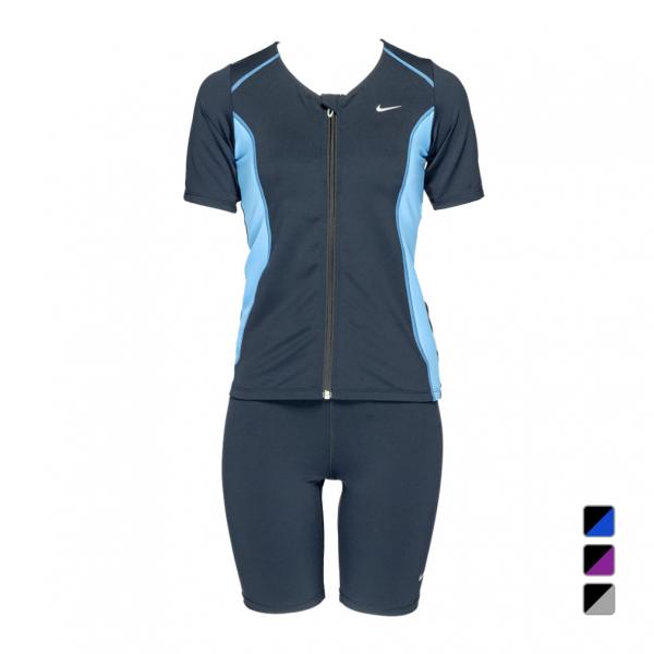 [美品]おまけ付き✨NIKEナイキ　スポーツ水着　半袖　上下セット　Lサイズ alpen-group_3942594125