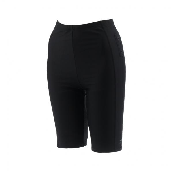 ◇ウォーキングやエクササイズに最適な4部丈スパッツ水着◇TIGORAのセット水着と互換性のあるウエストスナップ仕様 左右のスナップを上着の裾と留めつけることで、上着の裾が捲れにくくなります◇ストレッチ:伸縮性に優れた素材を使用しているため、...