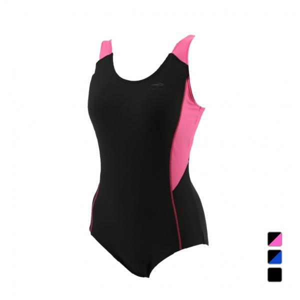 ◇ウォーキングやエクササイズに最適なワンピース水着。◇吸水速乾、ストレッチ、UVカット、UPF50+■カラー:ブラック×ターコイズブルーブラック×ローズブラック×ブラック■素材:表地ポリエステル90%ポリウレタン10%裏地ナイロン100%■...