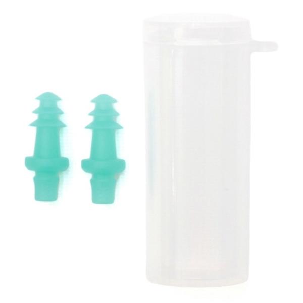 【肌にやさしい】シリコーンゴム製ですので耳に柔らかくフィットします。◆耳の奥まで入りにくい安全設計！◆ひもが取付けられる！(ひもは付属しません)◆携帯ケース付●1組2個入■材質：シリコーン■サイズ：長さ25mm最大直径10mm■生産国：中国...