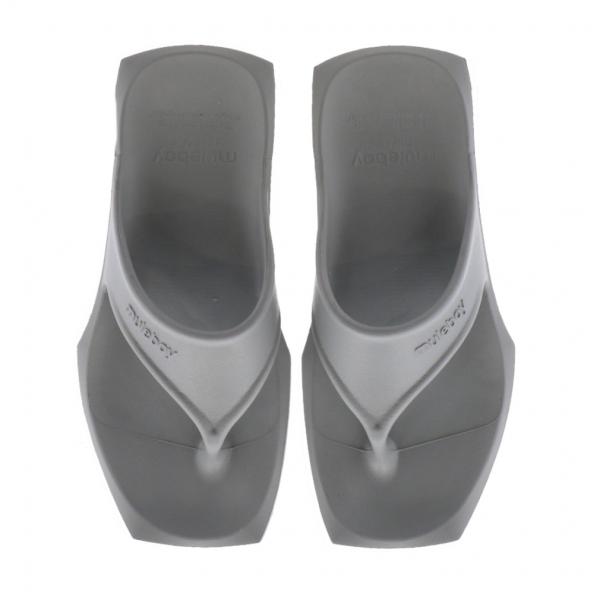 ミュールボーイ SQUARE X シャワーサンダル ： グレー muleboy