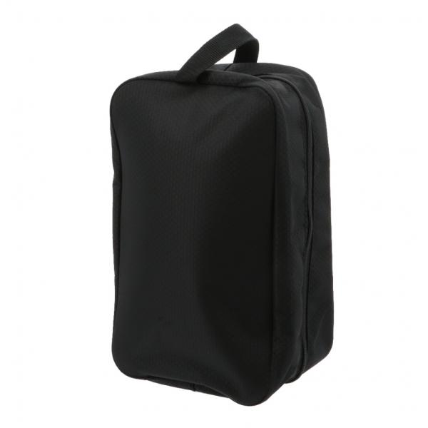 ◇スポーツシューズの持ち運びに便利 ■カラー： ブラック ■素材：ポリエステル ■サイズ(W×D×H)：32×14×18cm ■生産国：中国 アルペン alpen スポーツデポ SPORTSDEPO スポーツ シューズケース シューズ袋 2...