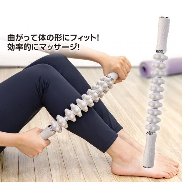 フィットネス マッサージ・TIGORA(ティゴラ) フィットネス小物【未使用品】 TIGORA（ティゴラ） フィットネス小物 まがるマッサージスティック