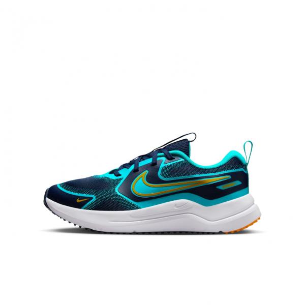 ナイキ コズミック ランナー GS HM4402-406 ジュニア キッズ 子供 スニーカー ： ターコイズブルー×ブラック NIKE HM4402 406