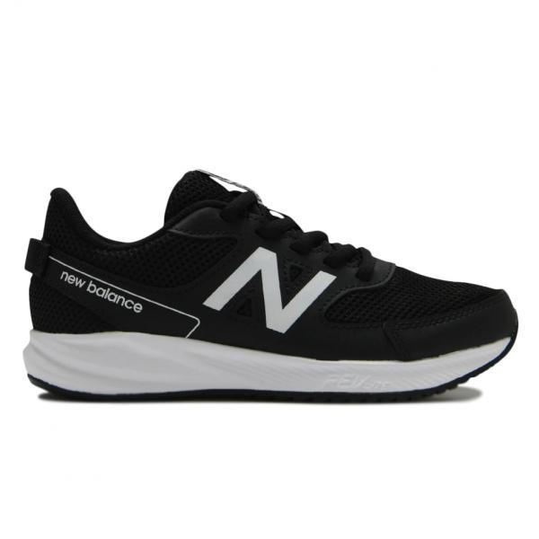 午前中割引！New Balanceブラック/ホワイトスニーカー ⭐︎爆売れモデル⭐︎ New Balance（ニューバランス） 570 v3 Lace YK570 BW3 W ジュニア
