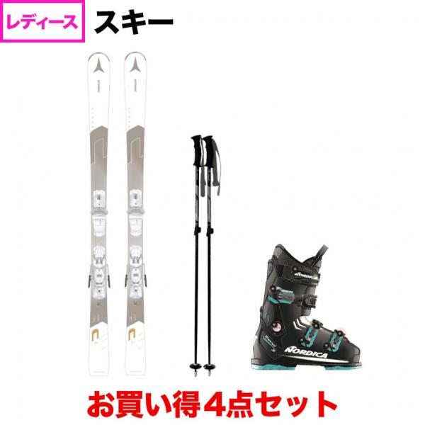 ATOMIC（アトミック） CLOUD＋M 10 GW white/gold ＆ NORDICA ＆ HEAT