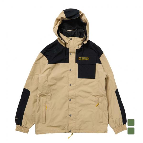 VOLCOM ボルコム　スノーボードジャケット　スノボ　総柄　ユニセックス　XS VOLCOM（ボルコム） スノーボード ジャケット LONGO GORE-TEX JACKET_