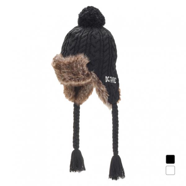 ◇温もりを感じさせるケーブル編みニットのフライトビーニー。両サイドのひもやポンポンが遊び心をプラス。■カラー(メーカー表記)：ホワイト(WHF)ブラック(BKF)■素材：アクリル100％■生産国：中国※ブランドやシリーズによっては甲高や幅等...