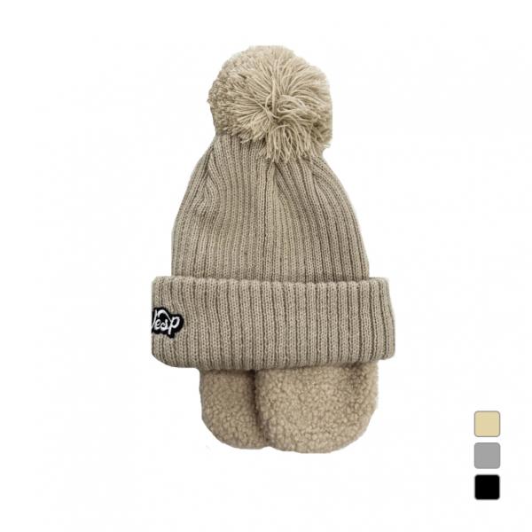 ◇耳ボア付きで暖かいボン付きニット帽。■カラー(メーカー表記)：ベージュ(BE)チャコールグレー(CGR)ブラック(BK)■素材：アクリル■頭周り：42〜58cm■生産国：中国■2023 Fall＆Winter モデルアルペン alpen ...