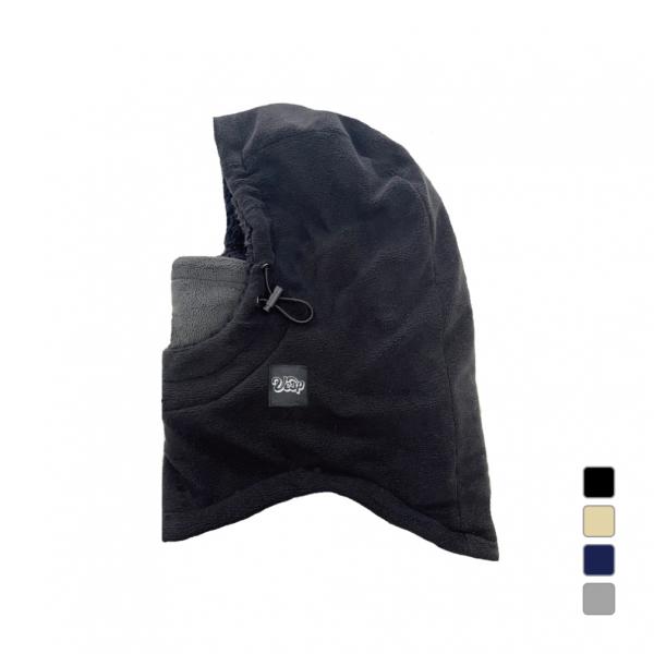 ◇外側はフリース、中側はボアフリースを使用したジュニアフードウォーマー。保温性◎。■カラー(メーカー表記)：ベージュ(BE)ネイビー(NV)グレー(GR)ブラック(BK)■素材：ポリエステル■サイズ：顔周り/56cm■生産国：中国■2023...