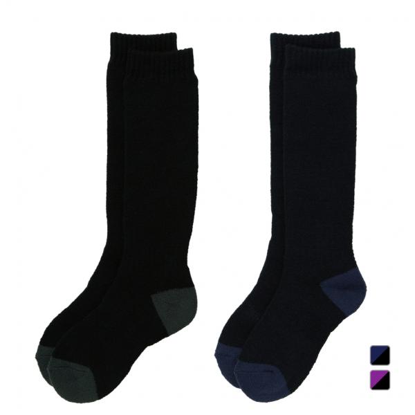 ◇スキー・スノーボード用の2足組ソックス◇ブーツ着用を想定した膝下までのロング丈◇総パイル仕様で肉厚な仕上がり。ブーツの圧迫を和らげる。◇踵の部分はY字に編むことで、踵をしっかりフィット。ズレにくく快適な履き心地を維持。◇甲と足首部分は編み...