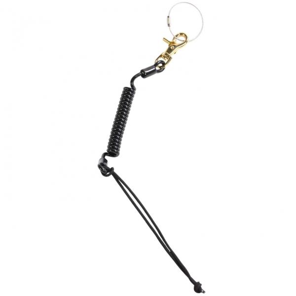 ◇スノーボード等が体から離れないようにする流れ止め。◇ボードが流れないようにする必需品。ブーツに止めやすいケーブルリング付。リーシュ最大長80cm。■カラー：BK(BK)■素材：PVC■生産国：台湾■2023年モデルアルペン alpen ス...