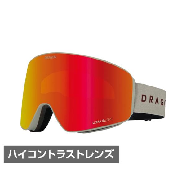 ドラゴン（メンズ）スノーゴーグル 22-23 H02 PXV ECHO GOLD ドラゴン(DRAGON) スキー スノーボードゴーグル スノーゴーグル PXV