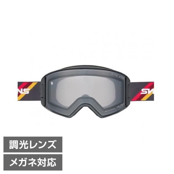 ◇換気が可能なモデル。ゆがみの少ない視界の「成形シリンダーレンズ」■カラー：PBK■素材：ウレタン■ベルト素材：ナイロン■レンズ素材：ポリカーボネート■曇り止め：○■UVプロテクション：○■ダブルレンズ：○■眼鏡使用：○■ヘルメット対応：○...