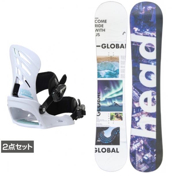 ヘッド GLOBAL ＆ UNLIMIT 板＋ビンディングセット 2点セット スノーボード スノボ HED 331644 5823712033