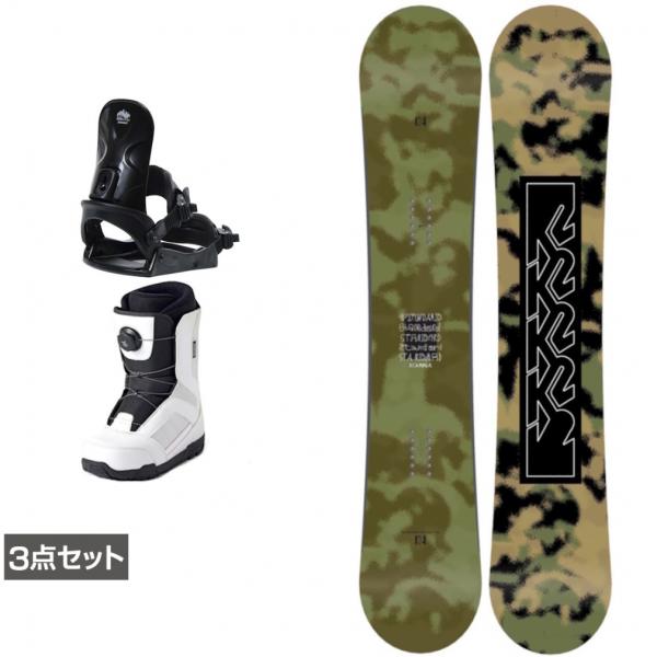 K2 ケーツー STANDARD CAMBER ＆ コーズ ＆ JAFFE ホワイト 板＋