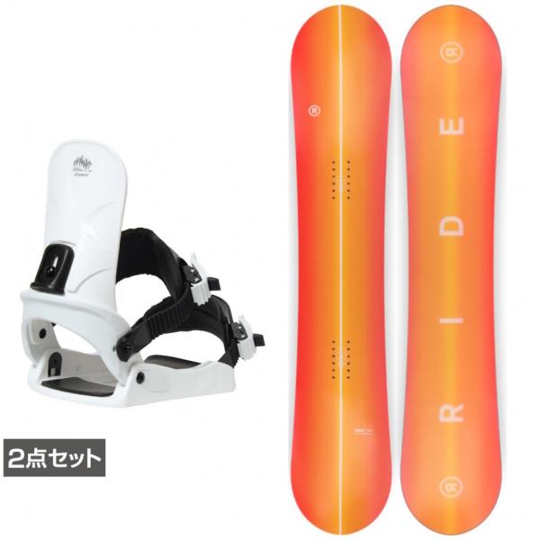 RIDE/ライド メンズスノーボードセット★149cm カバー+ビン付 RIDE（ライド） HEARTBREAKER ＆ CAUSE 板＋ビンディングセット 2点
