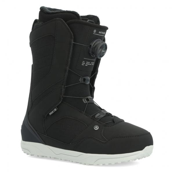 ANTHEM スノーボードブーツ 黒/黄色 RIDE（ライド） ANTHEM OLIVE R220301203 22-23年モデル メンズ