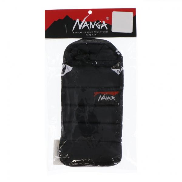 他サイト： ナンガ Mini sleeping bag phone case N1ScBK91 トレッキング バッグ ポーチ : BLK NANGAの商品画像