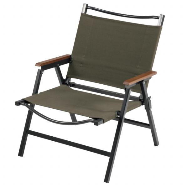 BUNDOK（バンドック） ロースタイルチェア コットン ダークオリーブ BD 