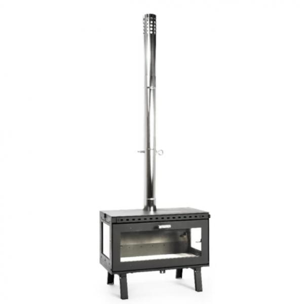 ◇重量約14Kg！ミドルサイズの3面ガラス二次燃焼ストーブ。焚き火台＆グリルとしてオールシーズン活躍。◇約14Kgのミドルサイズながら、「オーラ」と同等レベルの燃焼力をもつ「ミドラ」。バッフルを搭載した二次燃焼構造で燃焼効率が良いため、煙が...