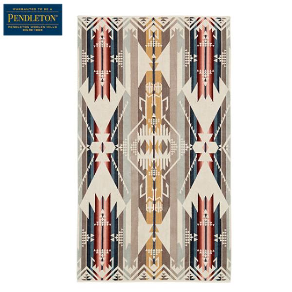 PENDLETON - PENDLETON ペンドルトン ジャガードバスタオルイエロー×ホワイト PENDLETON - PENDLETON ペンドルトン ジャガードバスタオル