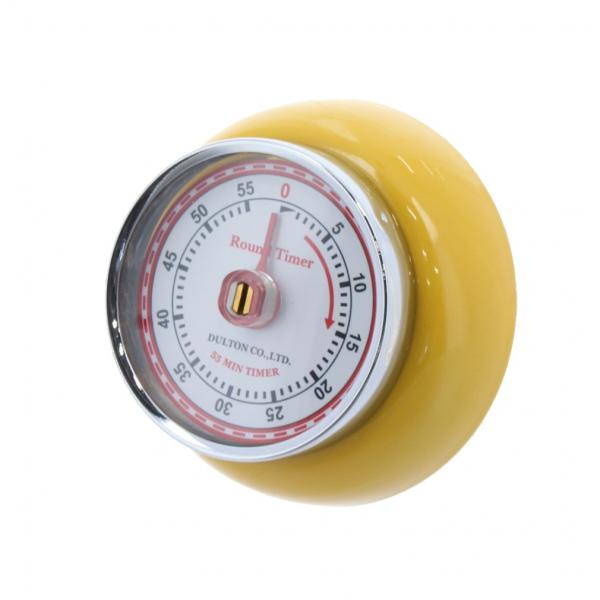 �_���g�� KITCHEN TIMER WITH MAGNET 100-189YL �L�����v �L�b�`������ : YELLOW DULTON