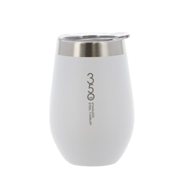 ◇蓋付きでアウトドアに最適な真空ステンレスタンブラー◇真空2重構造、BPAフリー、蓋付き■素材：SUS304ステンレス■サイズ：直径70(飲み口口径)×高さ130mm■重量：210g■容量：350ml■付属品：蓋■生産国：中国■2021年モ...