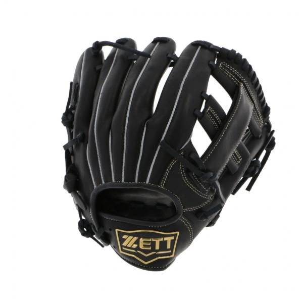 ✨美品✨ZETT ゼット 少年軟式 グローブ 外野手用 野球 ブラック ゼット（ZETT）（キッズ）少年軟式用グラブ 外野手用 野球
