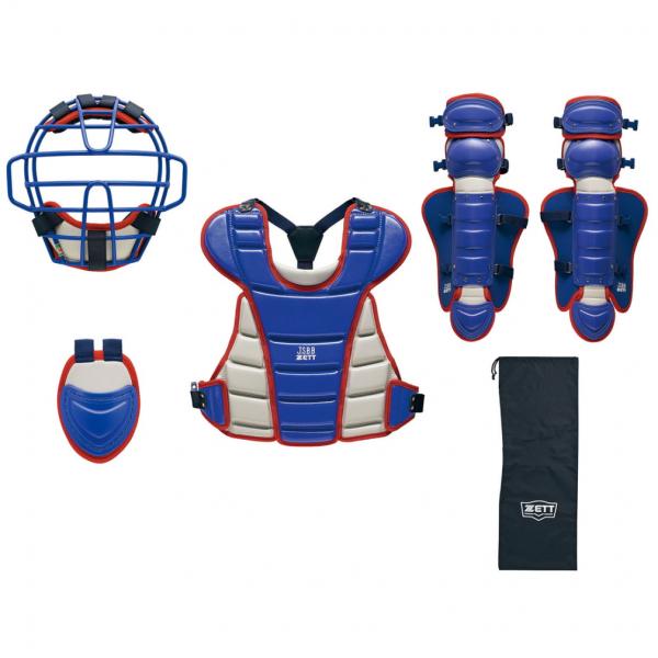◇ベーシックな少年軟式キャッチャー防具4点セット◇マスク:SG基準対応◇プロテクター:ワンタッチ着脱式◇レガーツ:ダブルカップ・ワンタッチ着脱式◇スロートガード:セミロングタイプ■カラー:2564:Rブルー/レッド■素材:マスク鋼線プロテク...