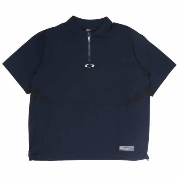 オークリー メンズ 野球 半袖ウインドブレーカー STRIKING SS WIND PULLOVER H/Z ストライキングショートスリーブ ウインド プルオーバー FOA409564 OAKLEY