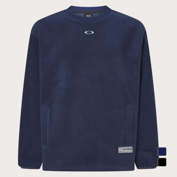 オークリー メンズ 野球 長袖ウインドブレーカー STRIKING MICRO FLEECE CREW 8.0 FOA408249 保温 マイクロフリースプルオーバー OAKLEY