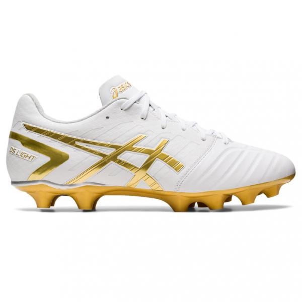 ASICS DS LIGHT サッカーシューズ ホワイト/ゴールド ASICS（アシックス） DS LIGHT ディーエス ライト 1103A068 メンズ