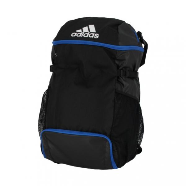adidas アディダス ボール用デイパック 黒色×青色 ADP31BKB