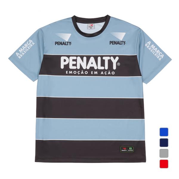 PENALTY サッカーシャツ グレー　大学サッカー PENALTY ペナルティ メンズ サッカー/フットサル 半袖シャツ