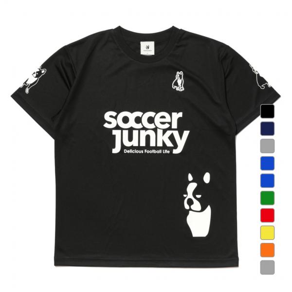 soccer junky(サッカージャンキー)2021公式戦アップシャツ junky（ジャンキー）ミラクルVAR+9半袖TEE（SJ22P47K）サッカー