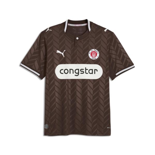 プーマ メンズ サッカー/フットサル ライセンスシャツ 26-27 FCザンクトパウリ ホーム ジャージ レプリカユニフォーム FCSP HOME 785499 : ブラウン PUMA