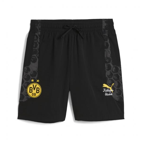プーマ ブンデスリーガ　ユニフォーム BVBドルトムント 黒 ハーフパンツ プーマ ブンデスリーガ ユニフォーム BVBドルトムント 黒 ハーフ