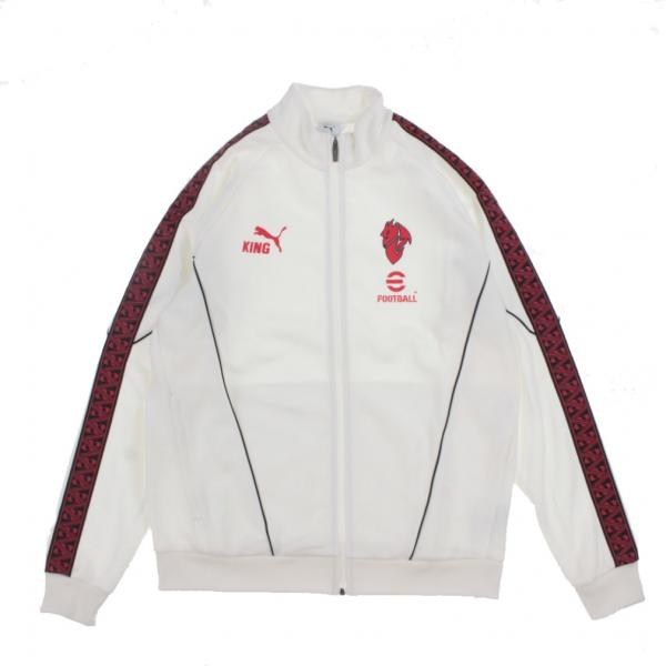 ◇イタリア ACミランのKINGアンセムジャケット◇キングアンセムコレクションは、フィールド上でもオフでも忠誠心と伝統を表現した真のシンボルです。◇試合前のウォーミングアップに着用する機能的でレトロヴィンテージ風の大胆なデザインのウェアです...