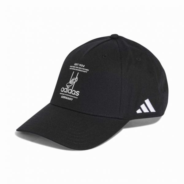 アディダス サッカー/フットサル ライセンスグッズ ドイツ代表 ベースボール キャップ KC6712 : ブラック×ホワイト adidas