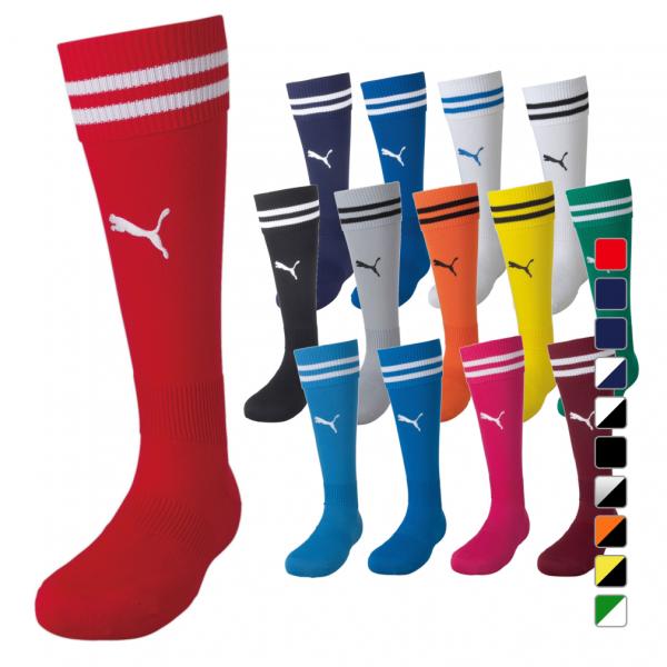 ◇定番ライン入りサッカーソックス■カラー(メーカー表記):シルバー×ブラック(14:プーマ シルバー/プーマ ブラック)オレンジ×ブラック(08:ゴールデン ポピー/プーマ ブラック)イエロー×ブラック(07:サイバー イエロー/プーマ ブ...