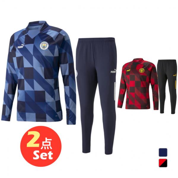 マンチェスター・シティ フード付きパーカーとパンツセット