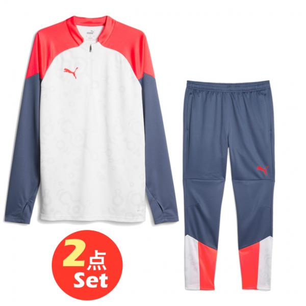 PUMA（プーマ） メンズ サッカー 上下セット ジャージジャケット