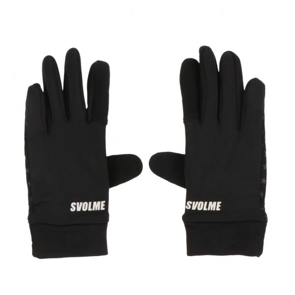 ◇冬場のスポーツシーンには欠かせない定番アイテム。手のひら側に星柄滑り止め付き。親指と人差し指の先にはタッチパネル対応の仕様を施しているため、手袋を外さずにスマホやタブレットを操作可能です。■カラー(メーカー表記):ブラック(010:BLA...