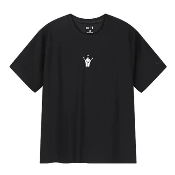 スリーシックスティワン メンズ レディス バスケットボール 半袖Tシャツ 361° バスケット 半袖Tシャツ JK25Q2 4HS 5525211144 : ブラック 361°