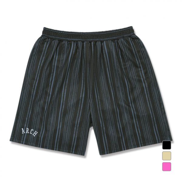 ◇独特なタッチでかすれさせたストライプ柄を全面にあしらったショーツ。■カラー(メーカー表記):サンド(B125-123:sand)ピンク(B125-124:smoky pink)ブラック(B125-122:black)■素材:ポリエステル1...